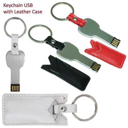 Key Shaped USB Flash with Leather Case
