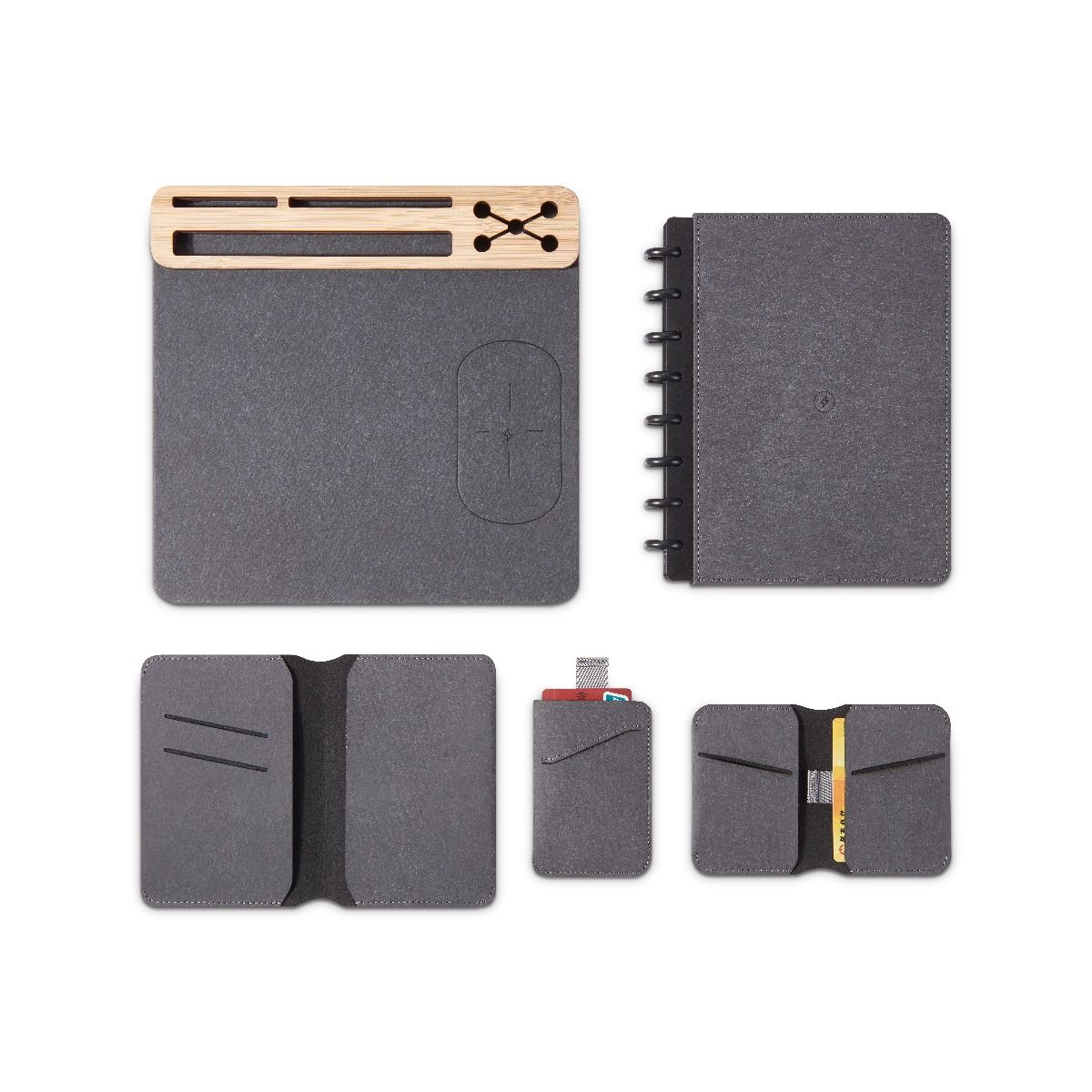 Pu recycled passport holder