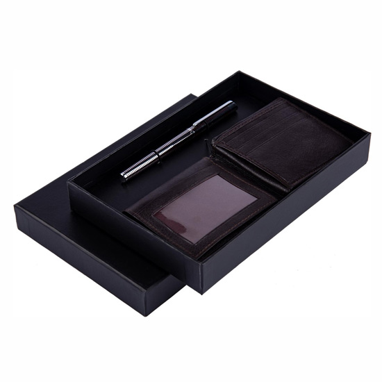 Set of Wallet and Metal Pen